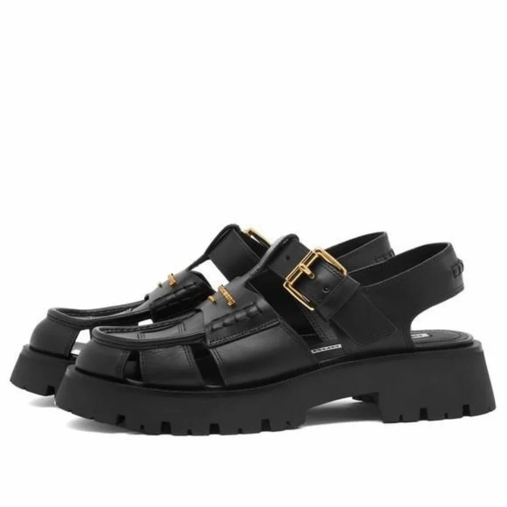 New Authentic Alexander Wang Carter Platform Fisherman Sandal (Women)
